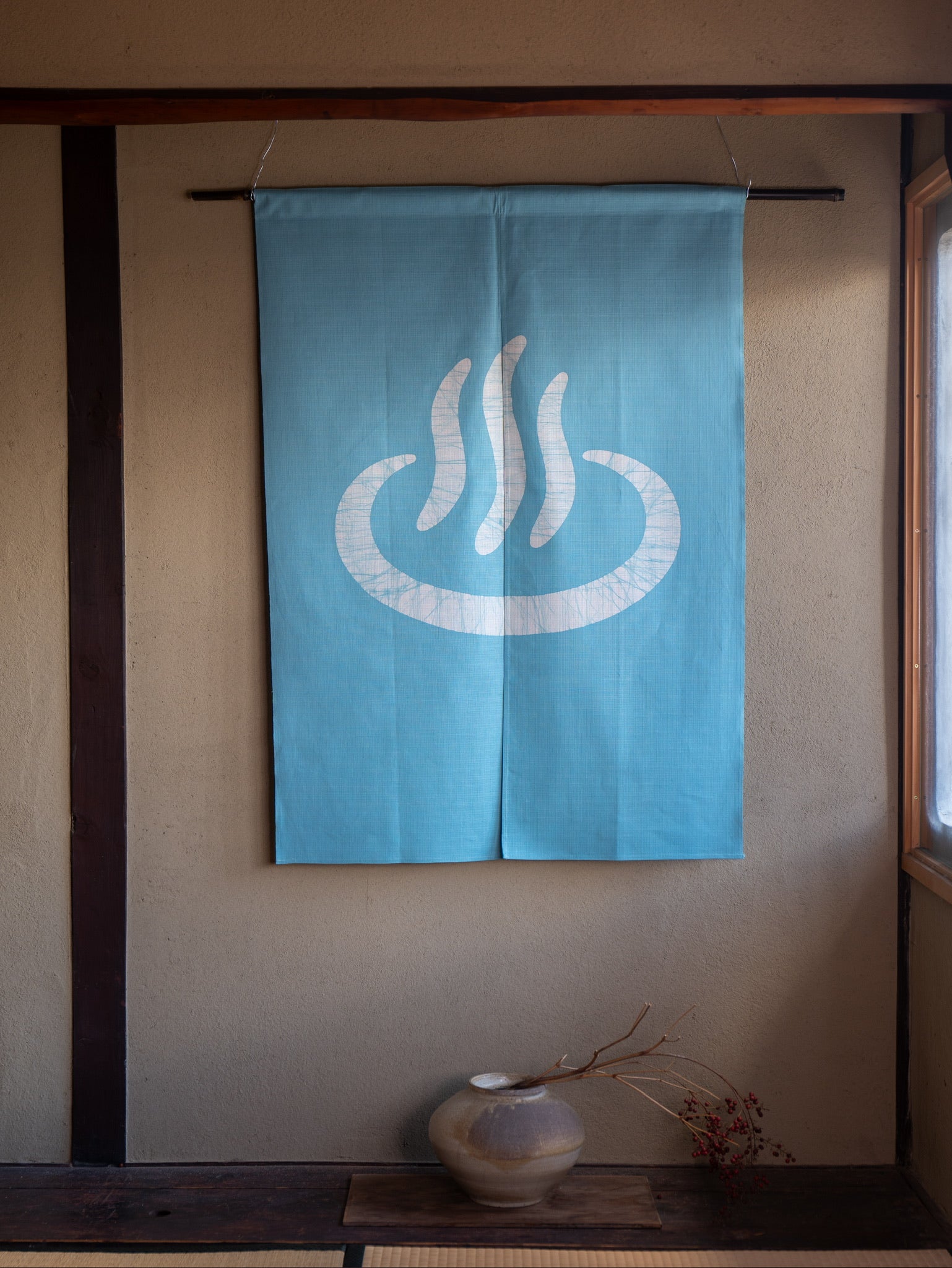 Noren -温泉- Japanese curtain