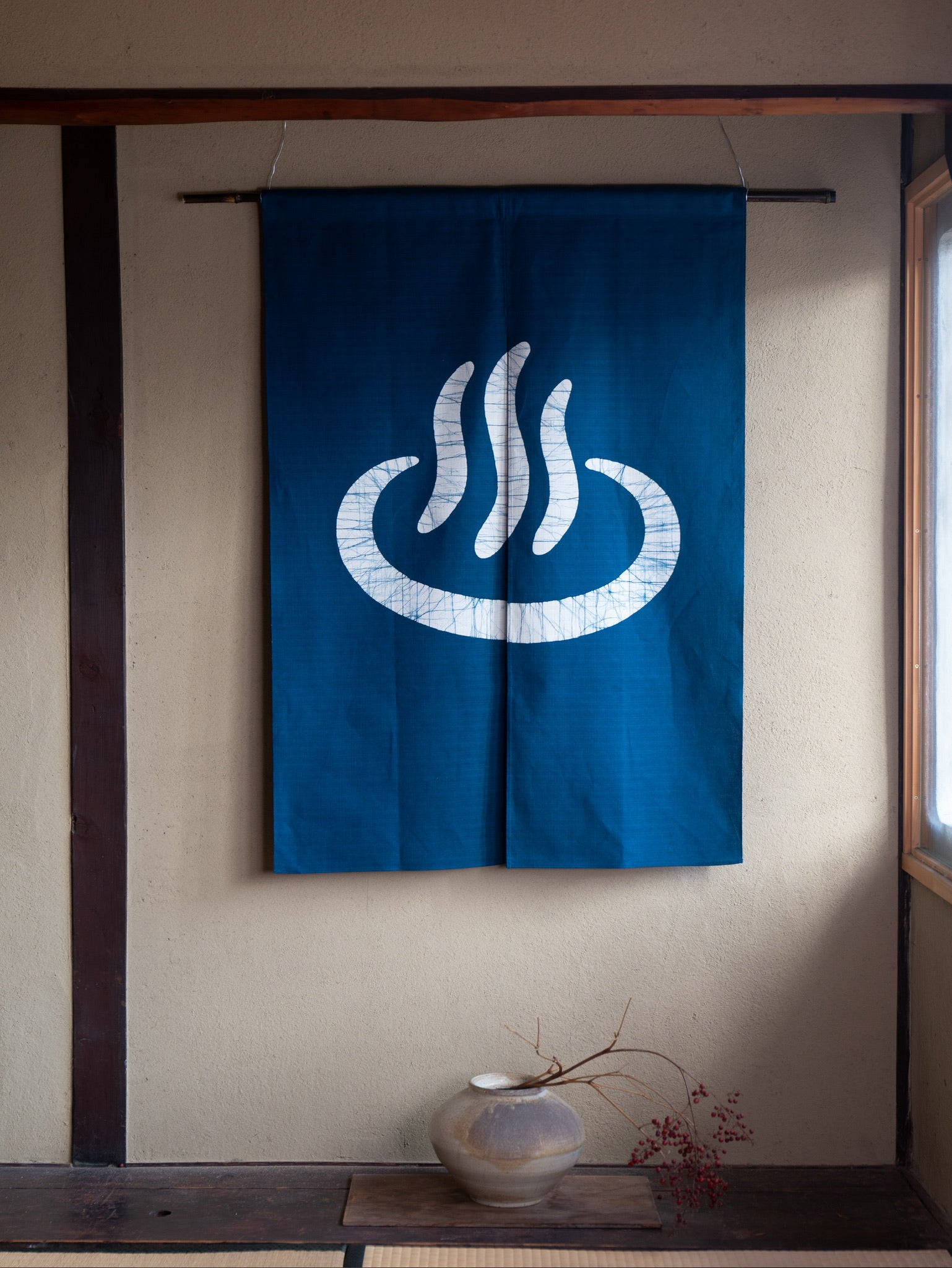 Noren -温泉- Japanese curtain