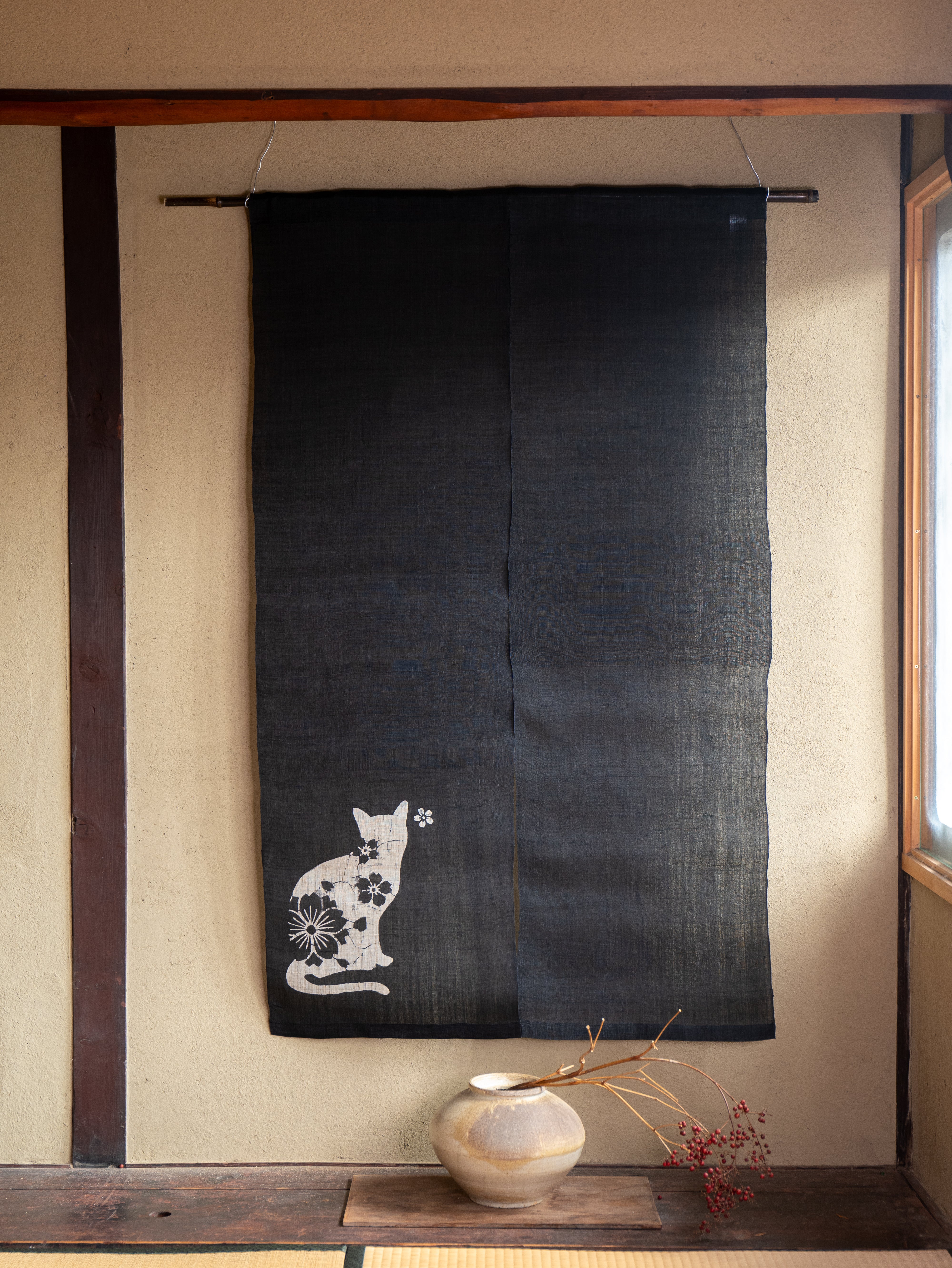 未使用　京都　染元しょうび苑　　暖簾　ろうけつ染 京都染元しょうび苑 SHOBIEN KYOTO (@shobien_kyoto